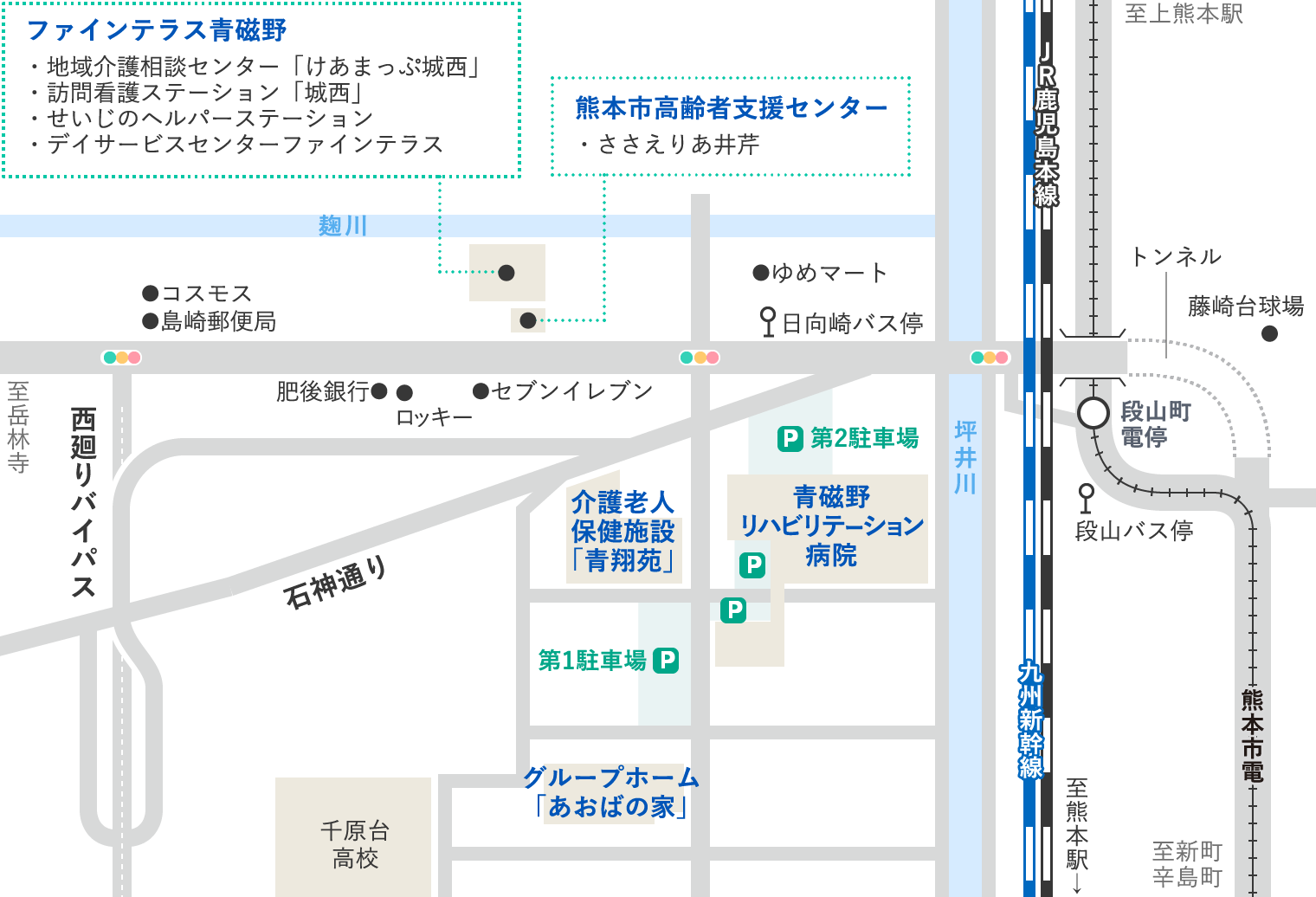 施設周辺概略図