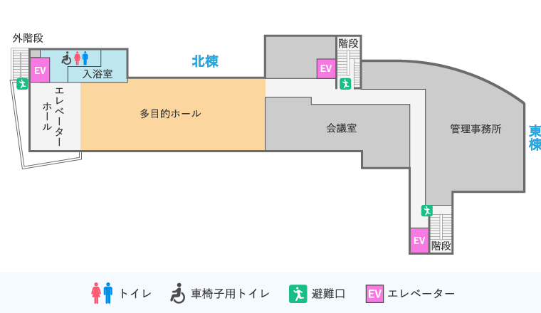 東棟・北棟4階